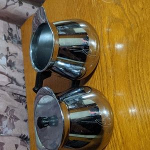 Vintage Sunbeam Creamer Sugar with Lid
